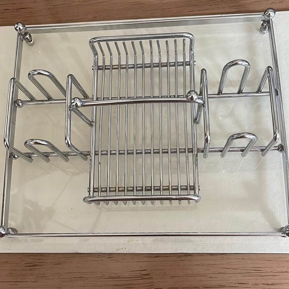 EUC Stainless steel and Lucite Lux Utensil Caddy - Picture 1 of 5